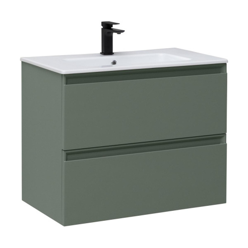 Раковина керамическая Allen Brau Fantasy 4.11012.20 82х47 полувстраиваемая цвет белый 1 отверстие под смеситель - фото 5