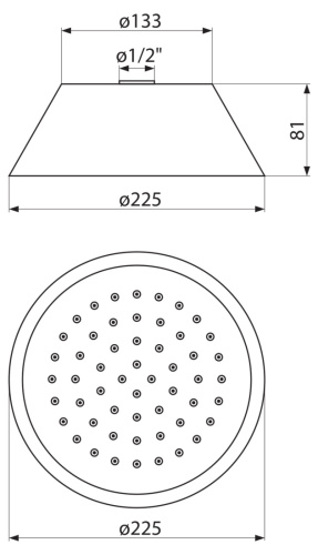 Верхний душ Cezares CZR CZR-SPA200-01 хром - фото 2