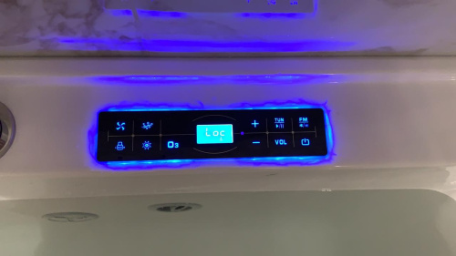 Ванна акриловая гидромассажная Frank 2019115 150х150 угловая четверть круга с каркасом - фото 5