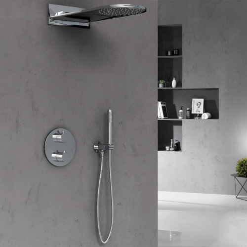 Душевая система Vincea VSFW-104TCH встраиваемая в стену с термостатом