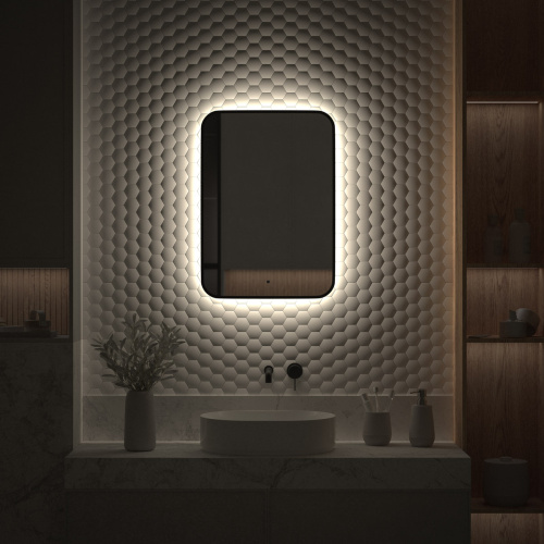 Зеркало в ванную Defesto AURA DF 2964R 50х70 - фото 5