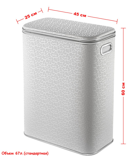 Корзина для белья Geralis Flower FWH-B - фото 2