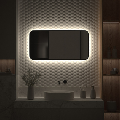 Зеркало в ванную Defesto AURA DF 2965RH 100х50 - фото 5