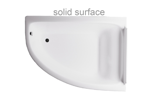 Ванна из искусственного камня Astra-Form Анастасия 01010064 182х125 угловая асимметричная с ножками - фото 5