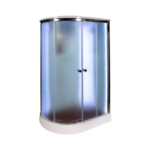 Душевая кабина AvaCan D012SRLED 120х90 асимметричная с крышей ориентация правая - фото 2