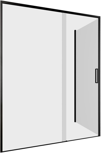 Душевой уголок Aquanet Pleasure Evo AE65-150x90-BT 150х90 стекло прозрачное профиль черный без поддона - фото 3