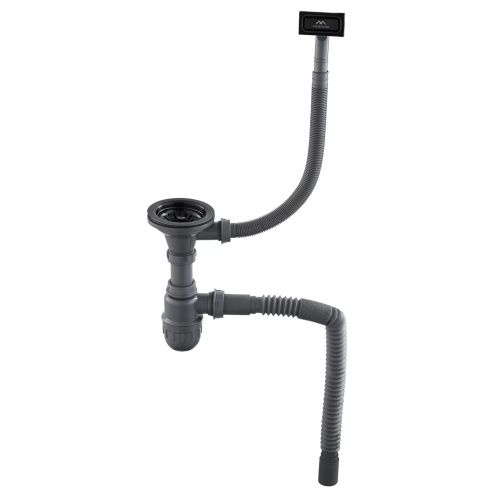 Кухонная мойка Fashun 21M Комплект AS5545-17 55х45 цвет графит поверхность матовая - фото 4