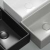 Раковина из сантехнического фарфора Ceramica Nova ELEMENT CN6051RMW 40х20 подвесная цвет белый 1 отверстие под смеситель