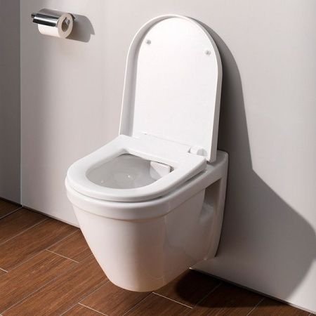 Чаша унитаза подвесная Vitra S50 7740B003-0075 цвет белый без сиденья безободковая каскадный смыв