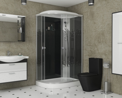 Душевая кабина Niagara Eco 45121453L 120х80 асимметричная с крышей ориентация левая - фото 3