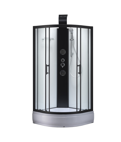 Душевая кабина Taliente TA-100CB 100х100 четверть круга без крыши ориентация универсальная