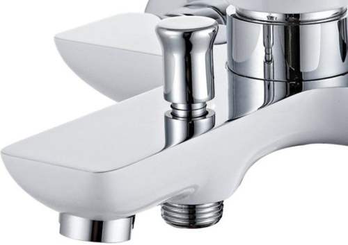Смеситель для ванны с душем Aquanet Arctic AF520-20СW настенный белый/хром - фото 3