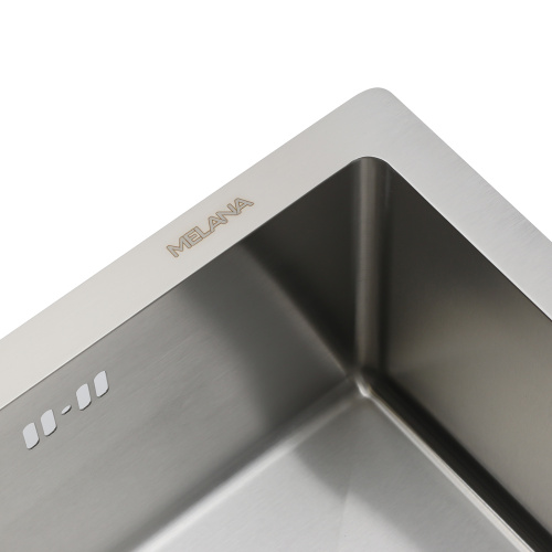 Кухонная мойка Melana ProfLine MLN-R5245H 52х45 цвет сатин поверхность матовая - фото 3