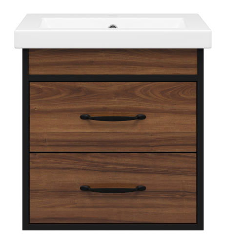 Тумба под раковину Misty Кедр П-Кед09050-011По 46х38х48 подвесная - фото 2