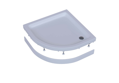 Душевой поддон Aquatek DPA-0000002 100х100 литьевой акрил белый с ножками - фото 4