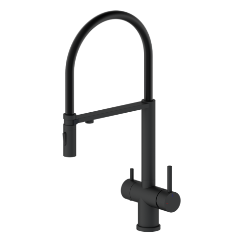 Смеситель для кухни AltroBagno Flusso AltroBagnoFlusso050204MB на мойку черный - фото 2