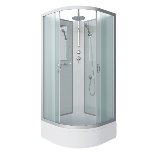 Душевая кабина Niagara Classic 33021424BKT 100х100 четверть круга без крыши ориентация универсальная