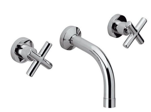 Смеситель Daniel Jax J5022-15 встраиваемый в стену черный матовый