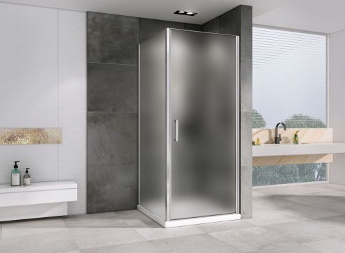 Душевой уголок Abber Sonnenstrand AG04070M-S70M 70х70 стекло матовое профиль хром без поддона - фото 2