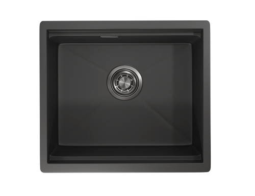 Кухонная мойка Granula Kitchen Space 5045U, ЧЕРНЫЙ МАТОВЫЙ 50х45 цвет черный матовый поверхность матовая - фото 3