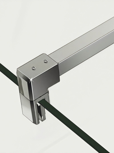 Душевая перегородка WeltWasser WW400 10000002941 120х185 стекло прозрачное профиль хром глянцевый - фото 5