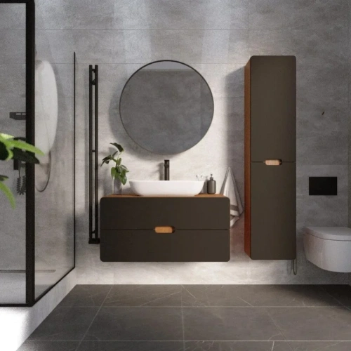 Шкаф-пенал 1MarKa Vortex Ц0000033027 35х30х170 - фото 5