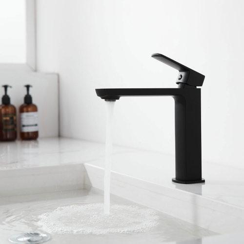 Смеситель Vincea Next VBF-1N1MB на раковину черный - фото 4