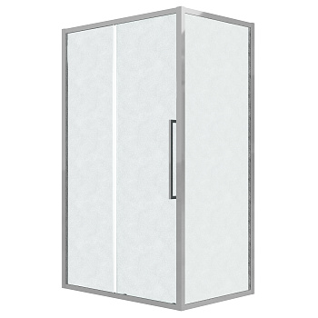 Душевой уголок Grossman Cosmo 120.K33.02.1390.10.02 130х90 стекло текстурное профиль хром глянцевый без поддона