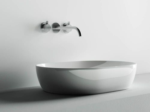 Раковина из сантехнического фарфора Ceramica Nova ELEMENT CN5009 60х40 накладная цвет белый без отверстий под смеситель - фото 3
