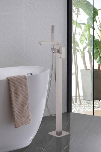 Смеситель Abber Daheim AF8215SP напольный сатин - фото 2