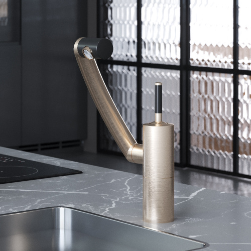 Смеситель для кухни Damixa Arc 290007264 на мойку никель - фото 4