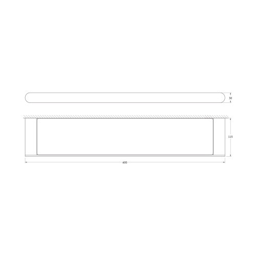 Полка в ванную комнату Artwelle SCHWARZ 7727 - фото 2