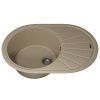 Кухонная мойка Uperwood Quartz Premium UPD-02 3910202105 75х50 цвет бежевый поверхность матовая