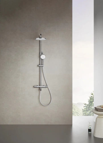 Душевая стойка Arrow AG3317SHU1CP настенная цвет хром - фото 2