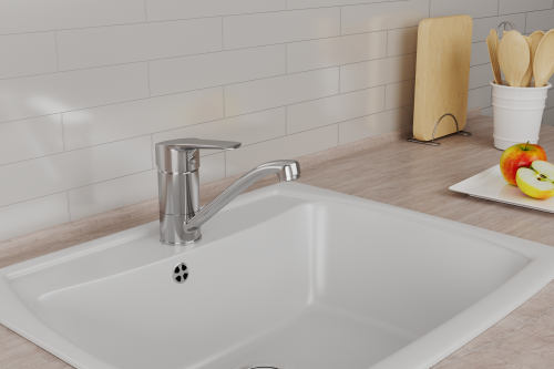 Смеситель для кухни Rush Victoria VI7135-26 на мойку хром - фото 3