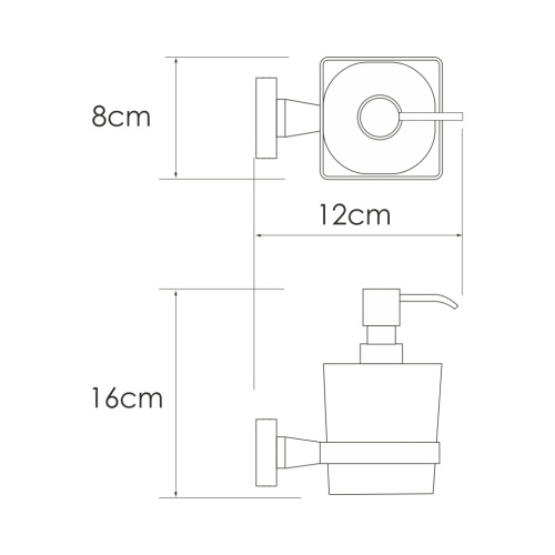 Дозатор для жидкого мыла WasserKRAFT 8799 - фото 4