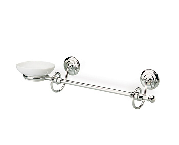 Полотенцедержатель + мыльница Stil Haus Idra I69(08-BI)