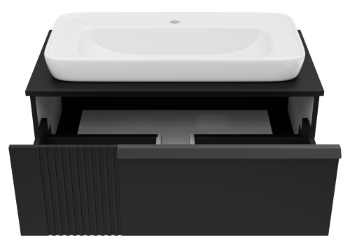 Тумба под раковину Brevita Savoy SAV-09090-0301Я 90х48х34 подвесная - фото 3