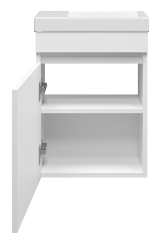 Тумба под раковину Misty Мини Э-ЭкоМ01040-П 39х22х51 подвесная - фото 3