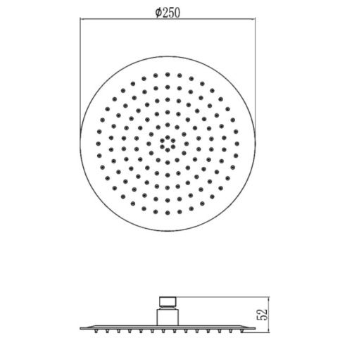 Верхний душ Fmark FS-000Y10L сатин - фото 3