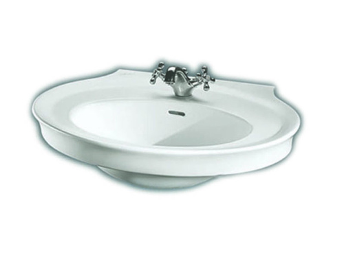 Раковина из санфаянса Hatria DOLCEVITA Y0EW01 75х58 подвесная цвет белый