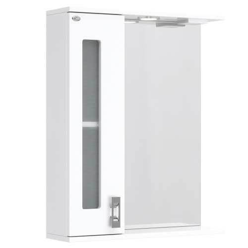 Зеркало-шкаф Onika Кристалл 205817 58х16х71 подвесной цвет белый