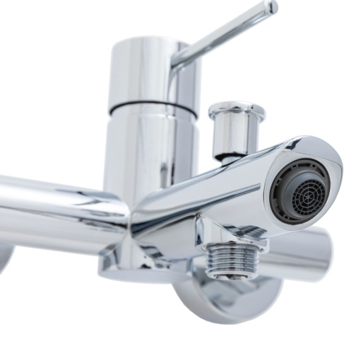 Смеситель для ванны с душем Allen Brau Glority 5.51003-00 настенный хром - фото 5