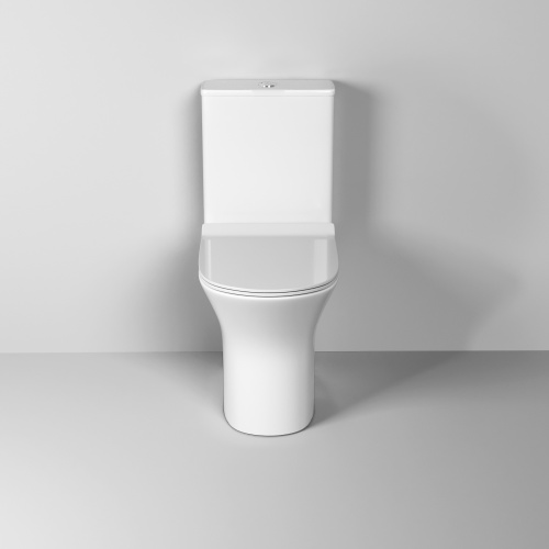 Унитаз напольный с бачком Grossman Classic GR-4465S белый глянцевый с сиденьем микролифт безободковый каскадный смыв - фото 3