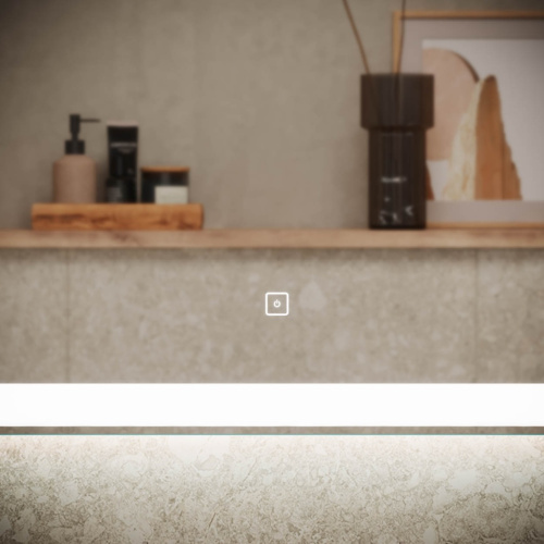 Зеркало в ванную Sancos City CI800 80х70 цвет белый - фото 4