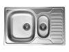 Кухонная мойка Ukinox Комфорт COP780.490 15GT8K 2L 80х50 цвет хром поверхность полированная