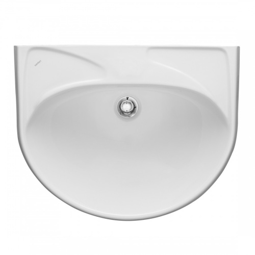 Раковина из сантехнического фарфора Santeri Вест 131118S0001B0 47х58 подвесная цвет белый - фото 2
