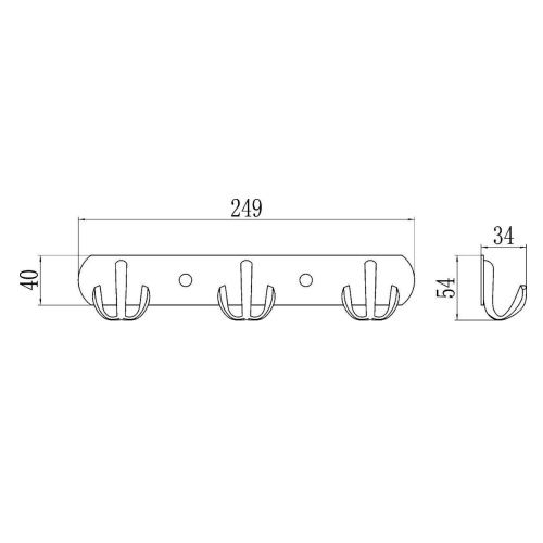 Крючок Savol S-002253 - фото 3