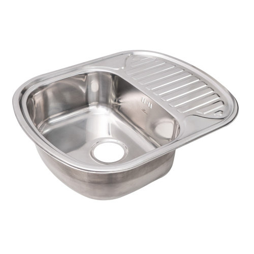 Кухонная мойка Melana 215 ti (*10) 60х49 цвет хром - фото 5