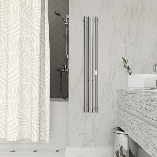 Полотенцесушитель Indigo  Style 4 LSE120-18Rt 18х120 электрический белый матовый - фото 5